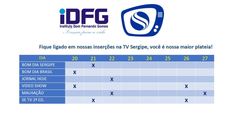 IDFG NA TV SERGIPE