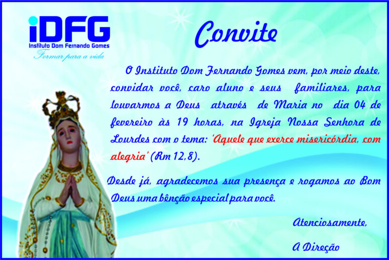 FESTA DE NOSSA SENHORA DE LOURDES