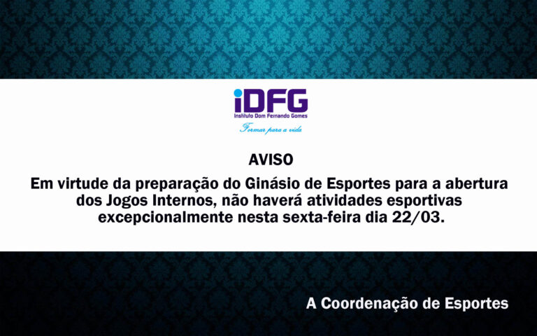 Suspensão de Atividades Esportivas