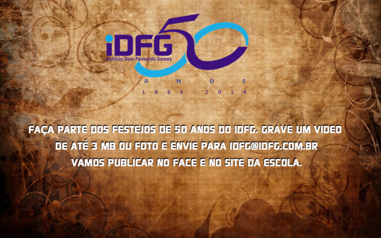 Junte-se a nós nos festejos de 50 anos
